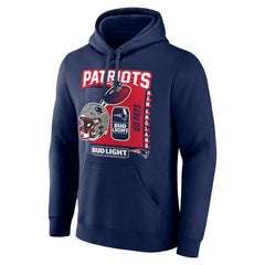 New England Patriots  Bud Light Pullover Hoodie