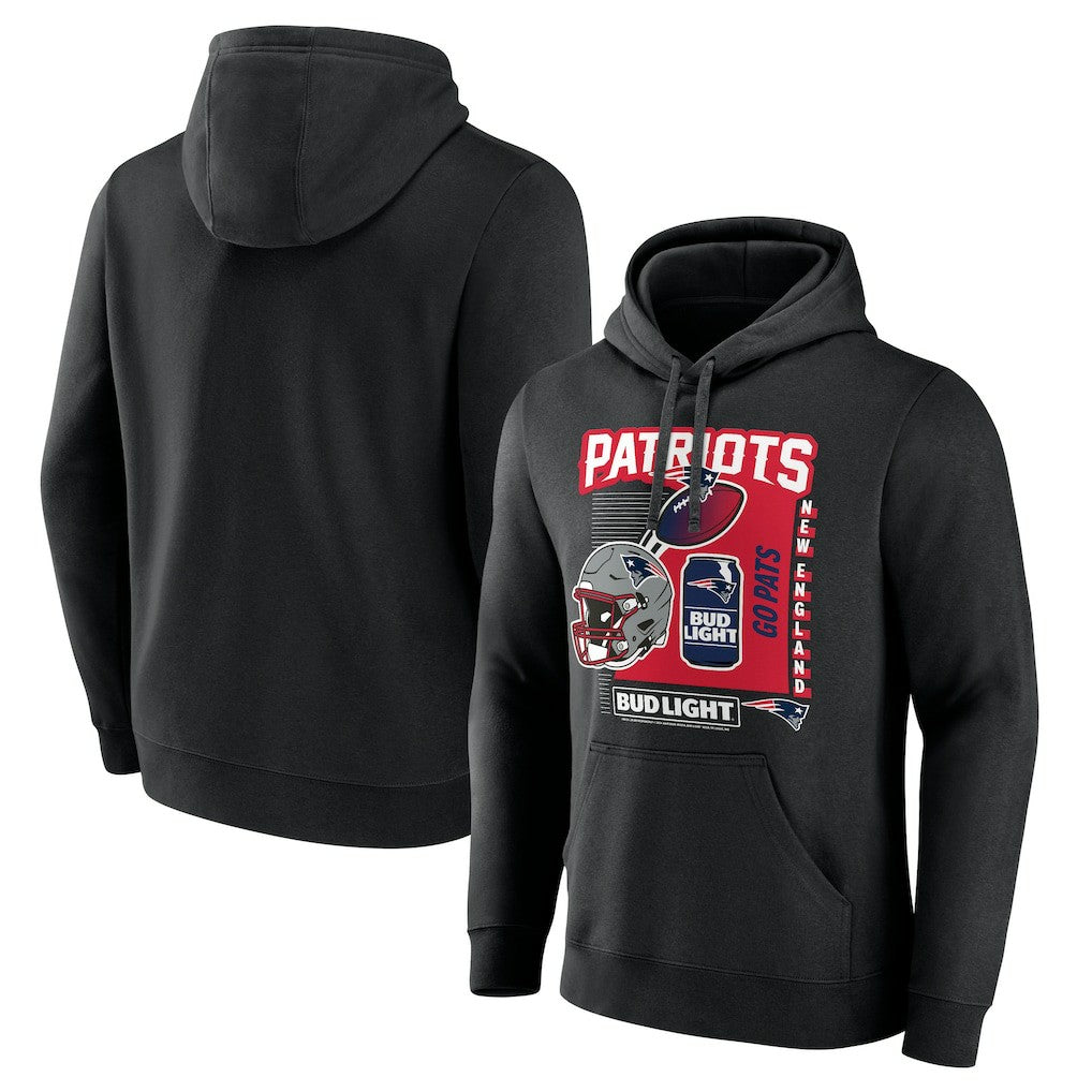 New England Patriots  Bud Light Pullover Hoodie