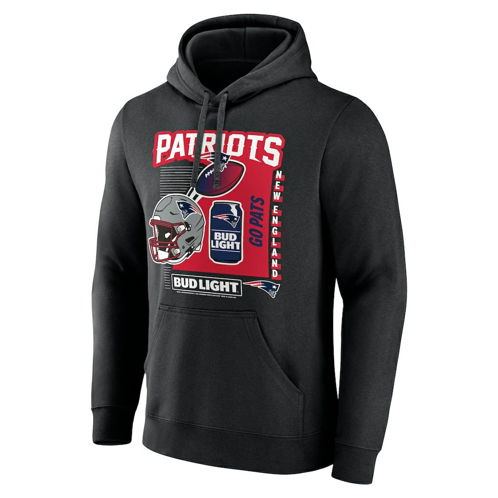 New England Patriots  Bud Light Pullover Hoodie