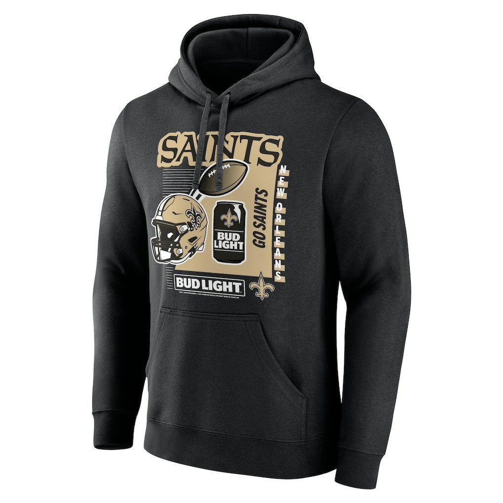 New Orleans Saints  Bud Light Pullover Hoodie
