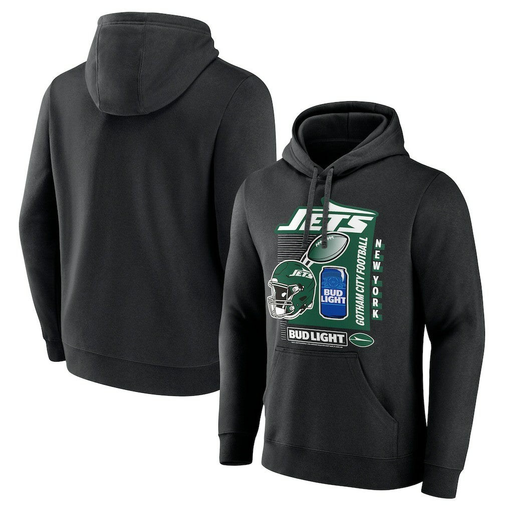 New York Jets  Bud Light Pullover Hoodie