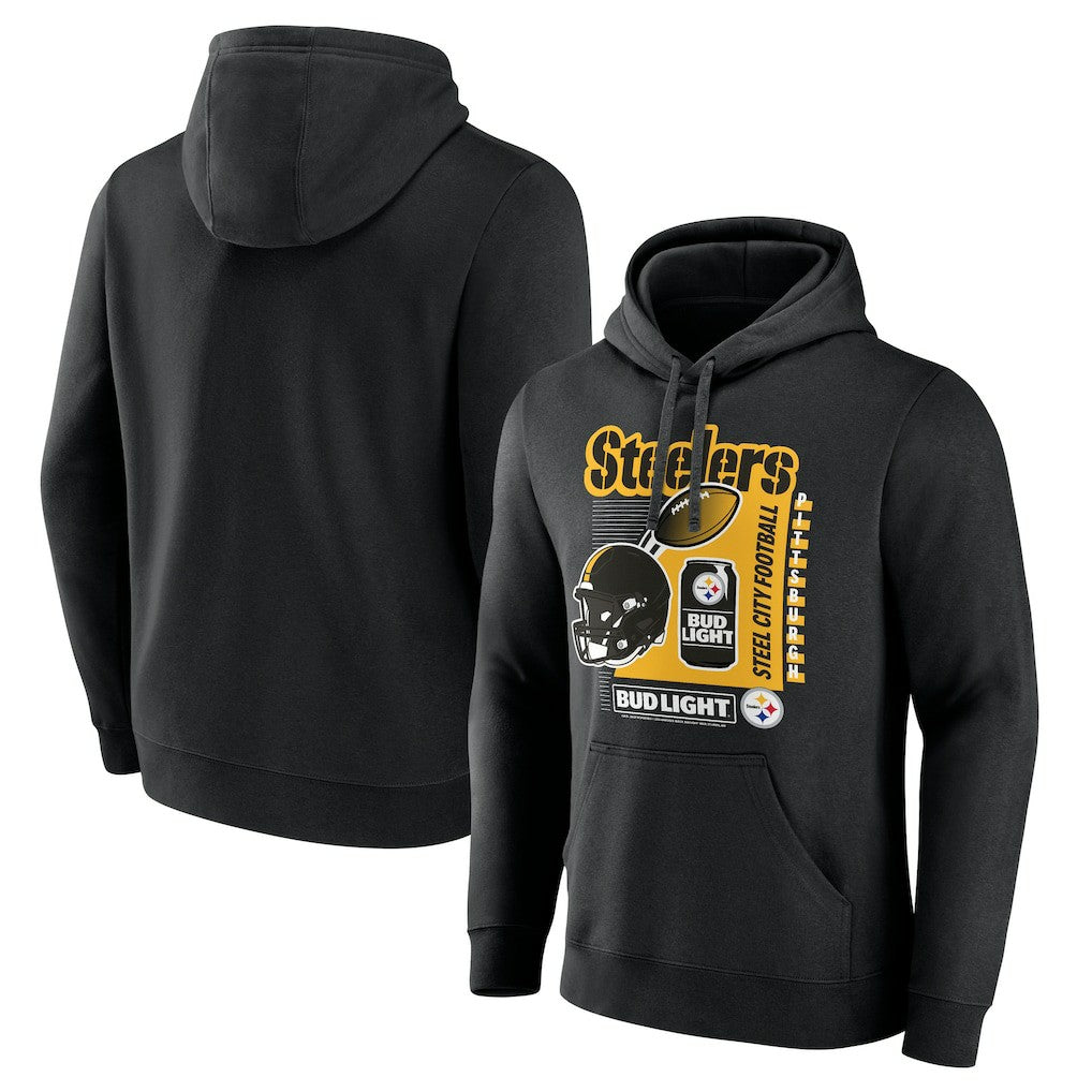 Pittsburgh Steelers  Bud Light Pullover Hoodie