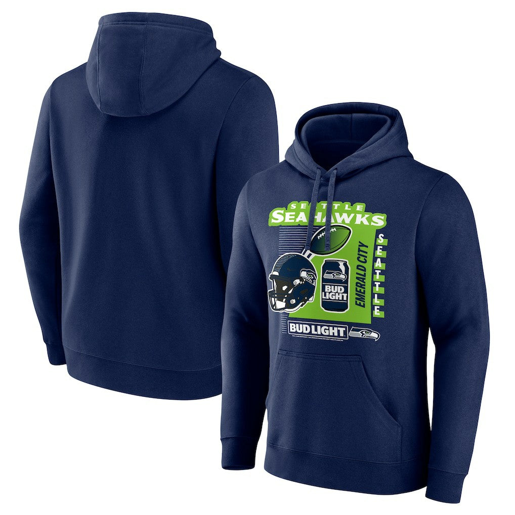 Seattle Seahawks  Bud Light Pullover Hoodie