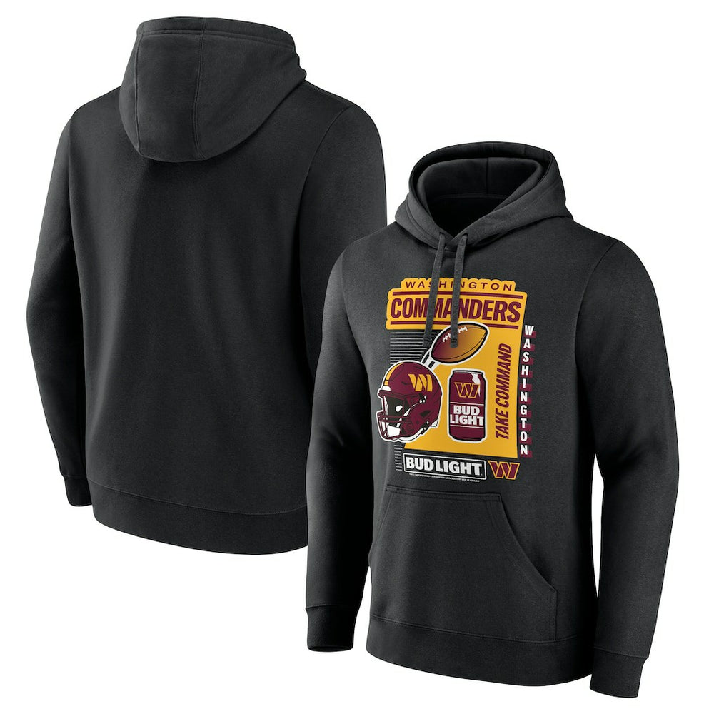 Washington Commanders  Bud Light Pullover Hoodie