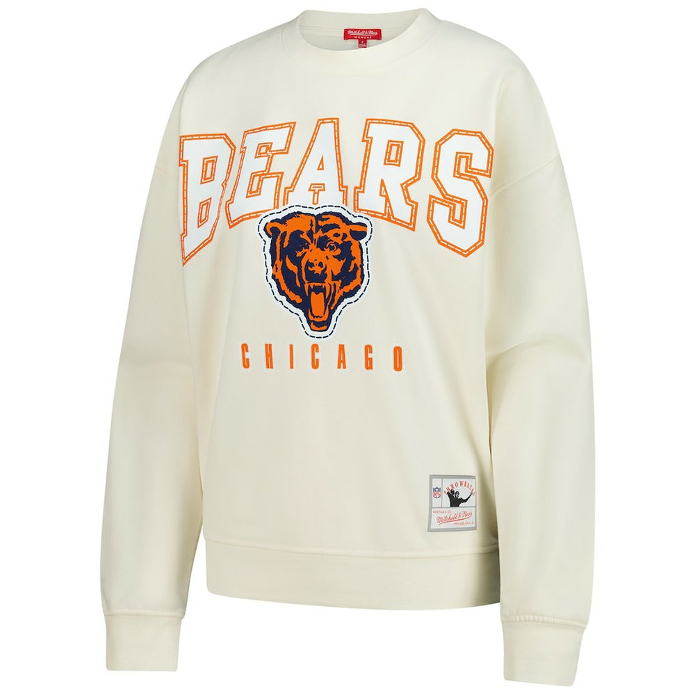 Chicago Bears Mitchell & Ness Women's Fandom Fleece Pullover Sweatshirt