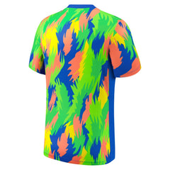 Brazil Women's National Team 2025 Academy Pro Pre-Match Performance Top Blue - Nike