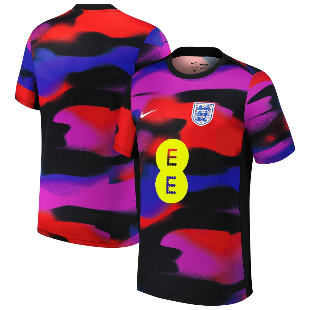 England Women's National Team 2025 Academy Pro Pre-Match Performance Top Black - Nike