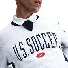 USMNT Standard Issue Pullover Sweatshirt Heather Gray - Nike