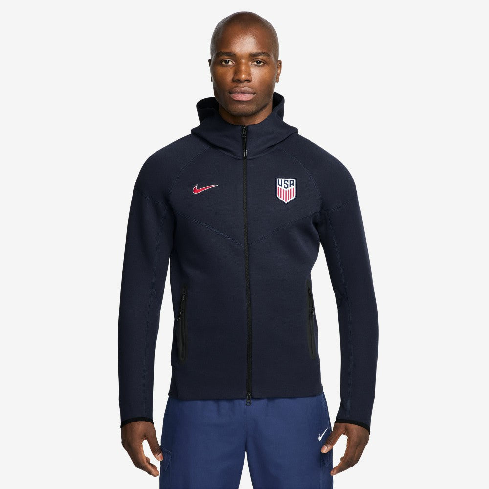 USMNT Tech Fleece Full-Zip Hoodie - Navy - Nike