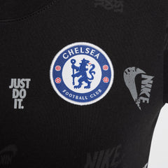 Chelsea Youth Just Do It Crest T-Shirt Black - Nike