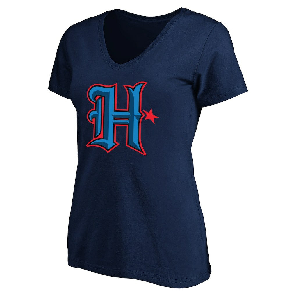 Houston Texans  C.J. Stroud  Women's Plus Size Fair Catch Name & Number Scoop Neck T-Shirt