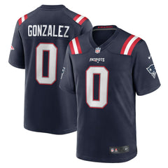 New England Patriots Nike Christian Gonzalez  Team Game Jersey