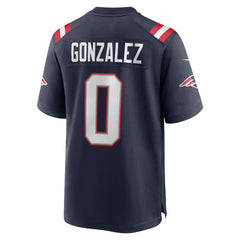 New England Patriots Nike Christian Gonzalez  Team Game Jersey
