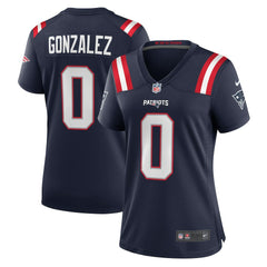 New England Patriots Nike Christian Gonzalez  Women's Team Game Jersey