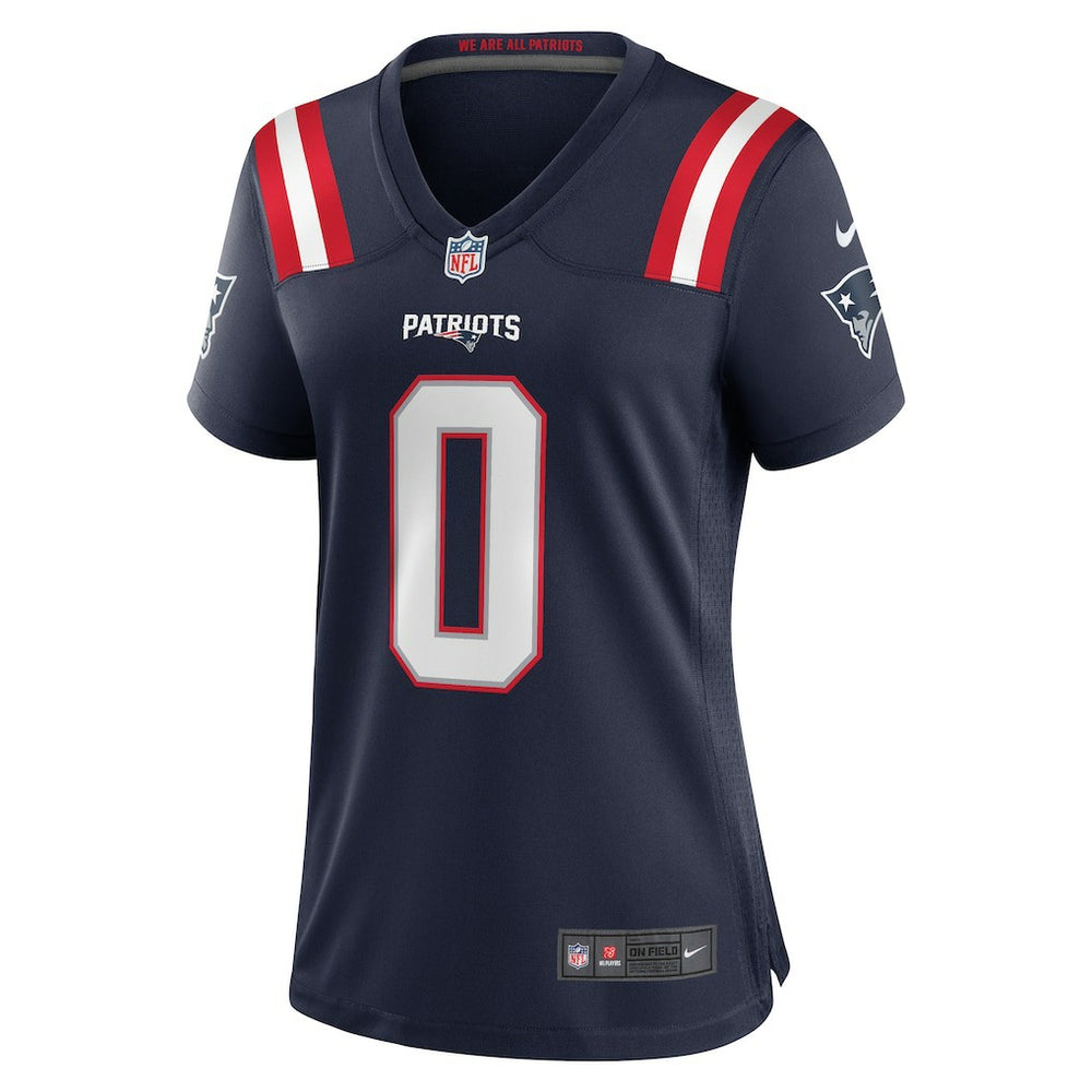 New England Patriots Nike Christian Gonzalez  Women's Team Game Jersey