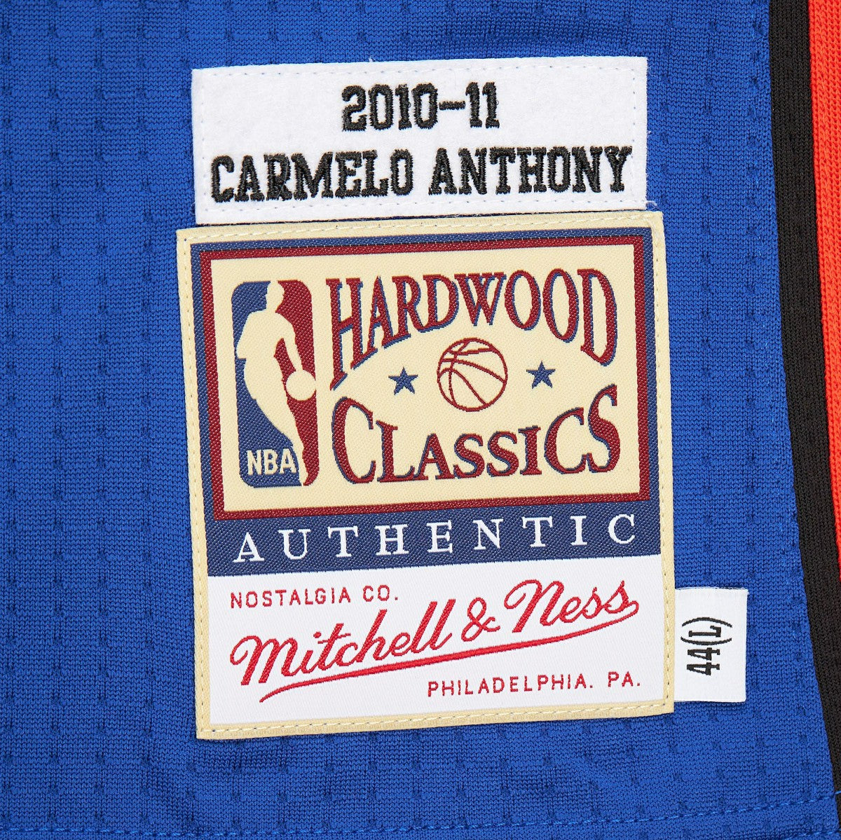 Carmelo Anthony New York Knicks 2010/11 Hardwood Classics Authentic Jersey Discount