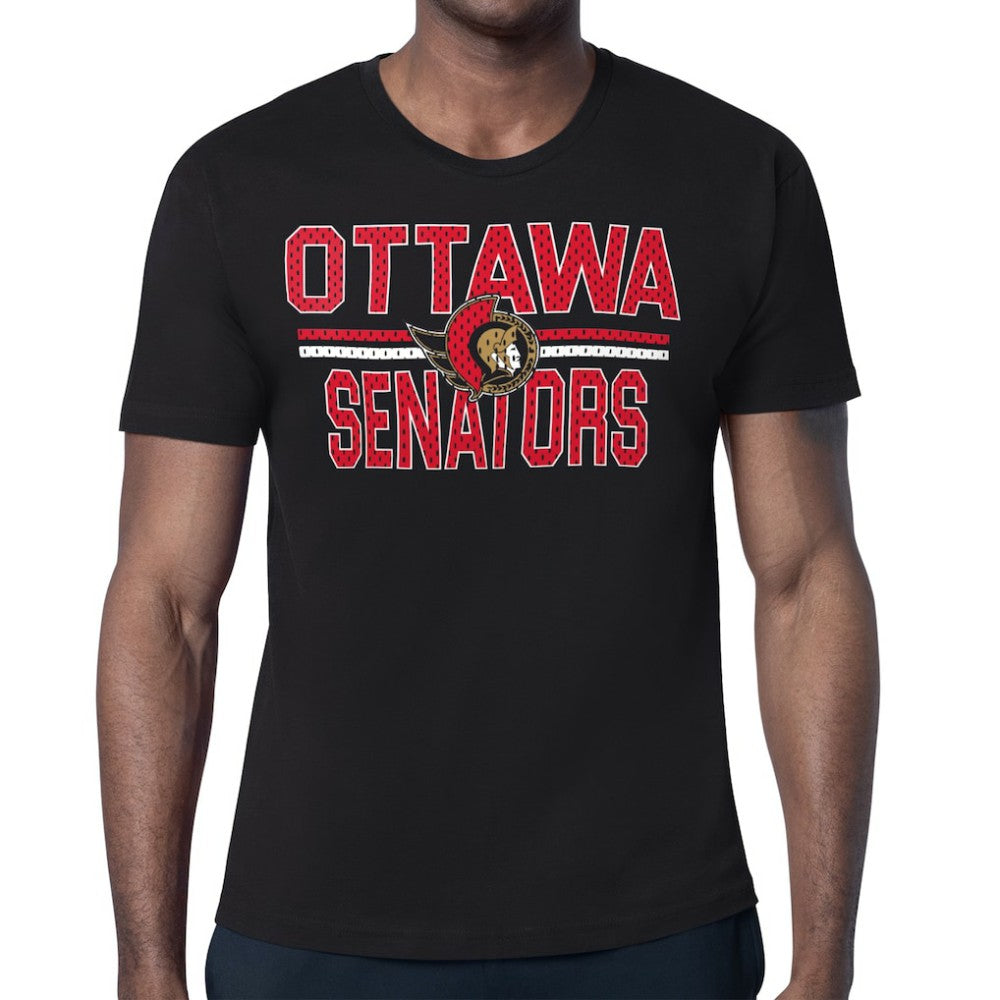 Ottawa Senators Starter Mesh Look Team Name T-Shirt Sale