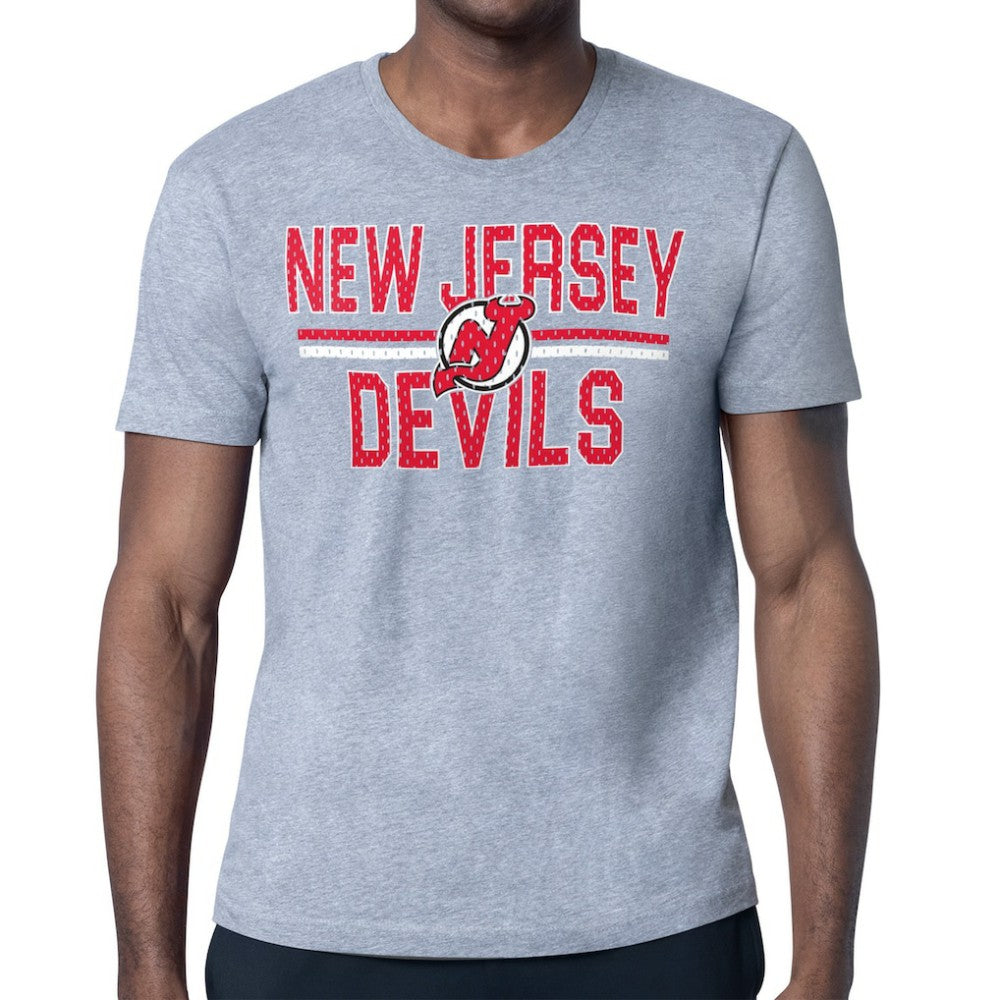 New Jersey Devils Starter Mesh Look Team Name T-Shirt Outlet