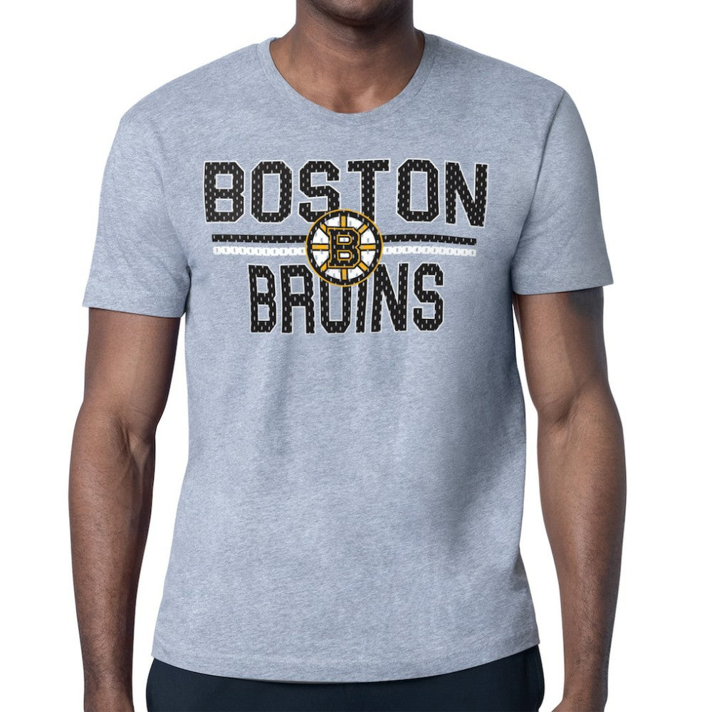 Boston Bruins Starter Mesh Look Team Name T-Shirt Online