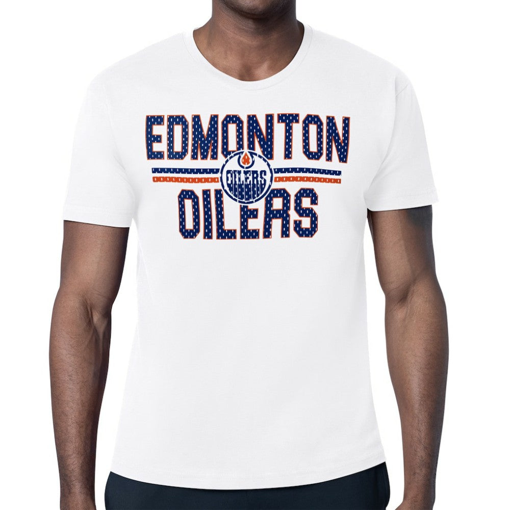 Edmonton Oilers Starter Mesh Look Team Name T-Shirt Online