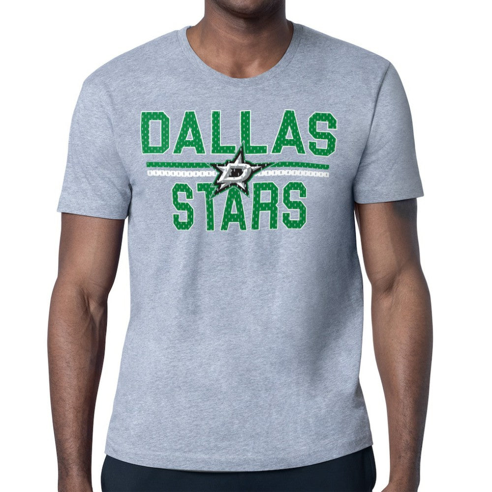 Dallas Stars Starter Mesh Look Team Name T-Shirt On Sale