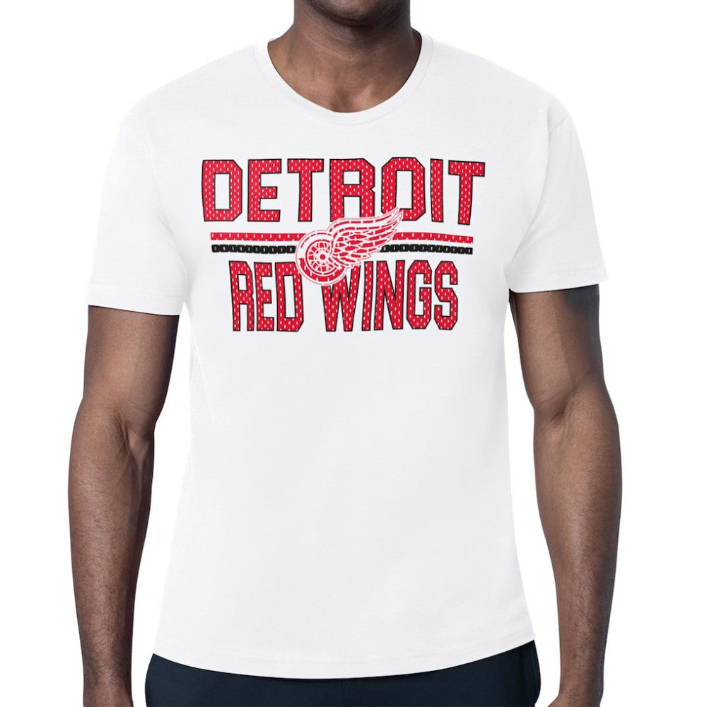 Detroit Red Wings Starter Mesh Look Team Name T-Shirt Online