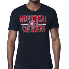 Montreal Canadiens Starter Mesh Look Team Name T-Shirt On Sale