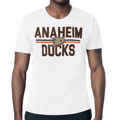 Anaheim Ducks Starter Mesh Look Team Name T-Shirt Sale