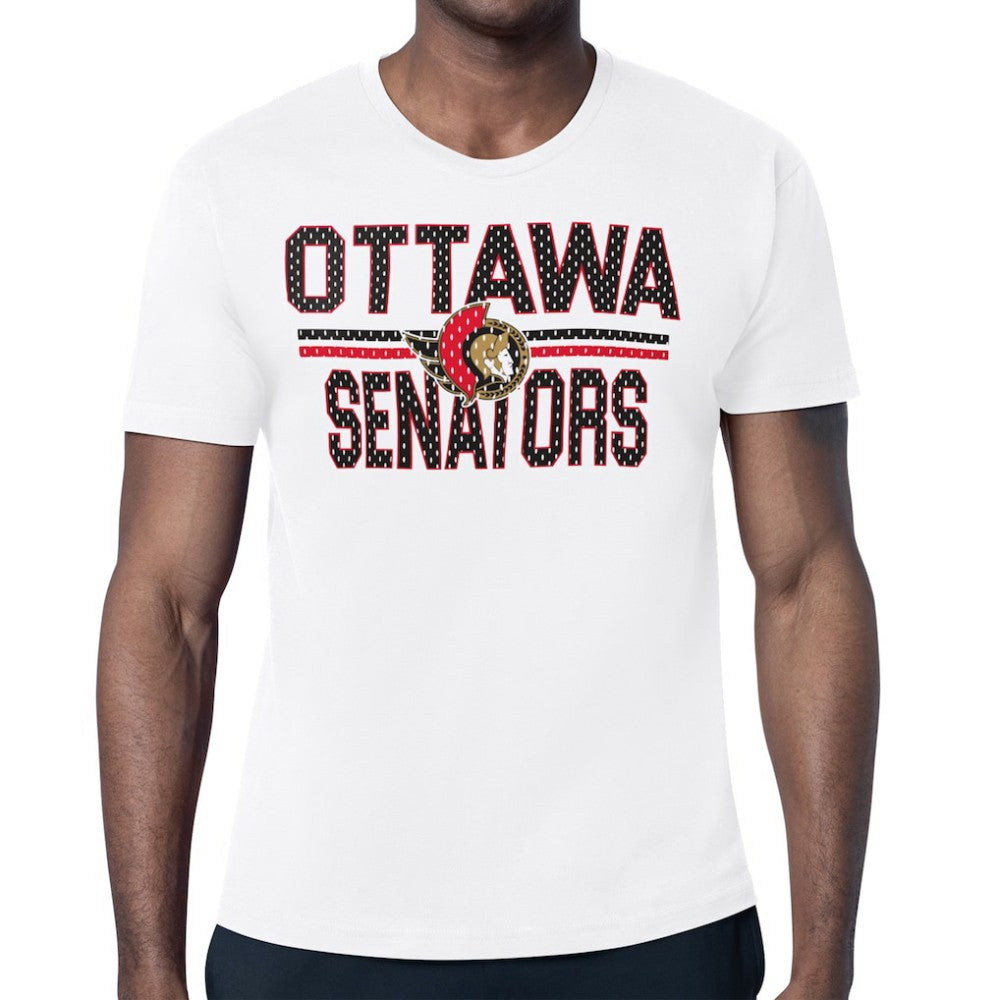 Ottawa Senators Starter Mesh Look Team Name T-Shirt For Sale