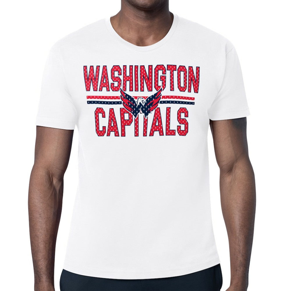 Washington Capitals Starter Mesh Look Team Name T-Shirt Discount