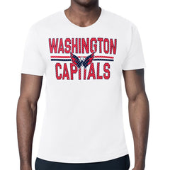 Washington Capitals Starter Mesh Look Team Name T-Shirt Discount