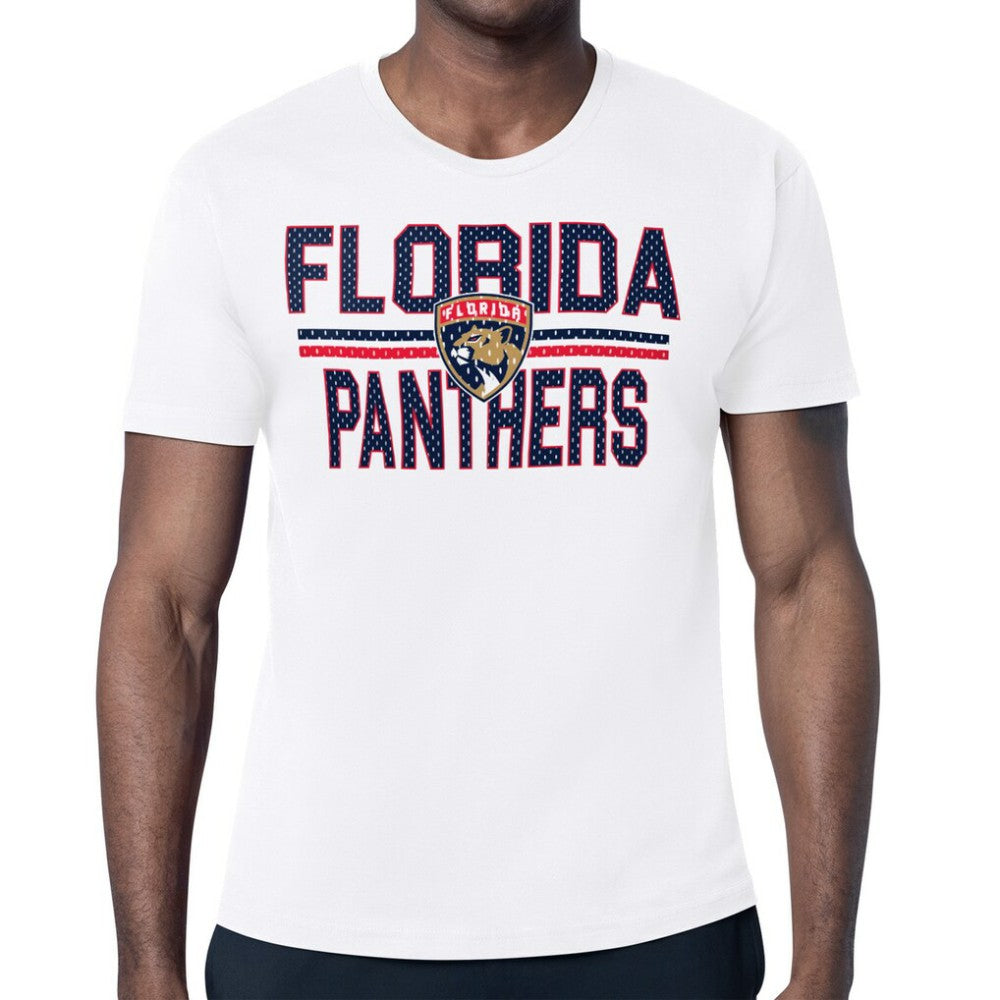 Florida Panthers Starter Team Wordmark & Logo T-Shirt Discount
