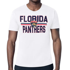 Florida Panthers Starter Team Wordmark & Logo T-Shirt Discount