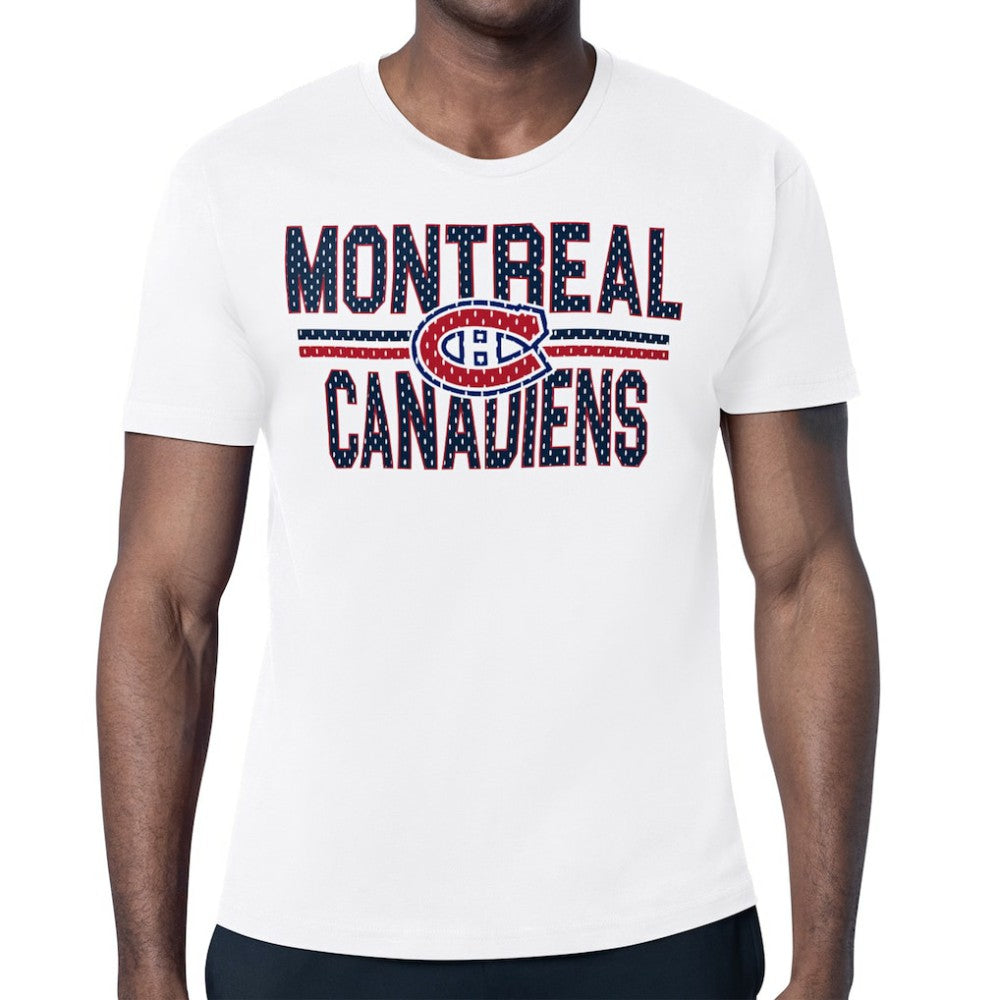 Montreal Canadiens Starter Mesh Look Team Name T-Shirt For Sale