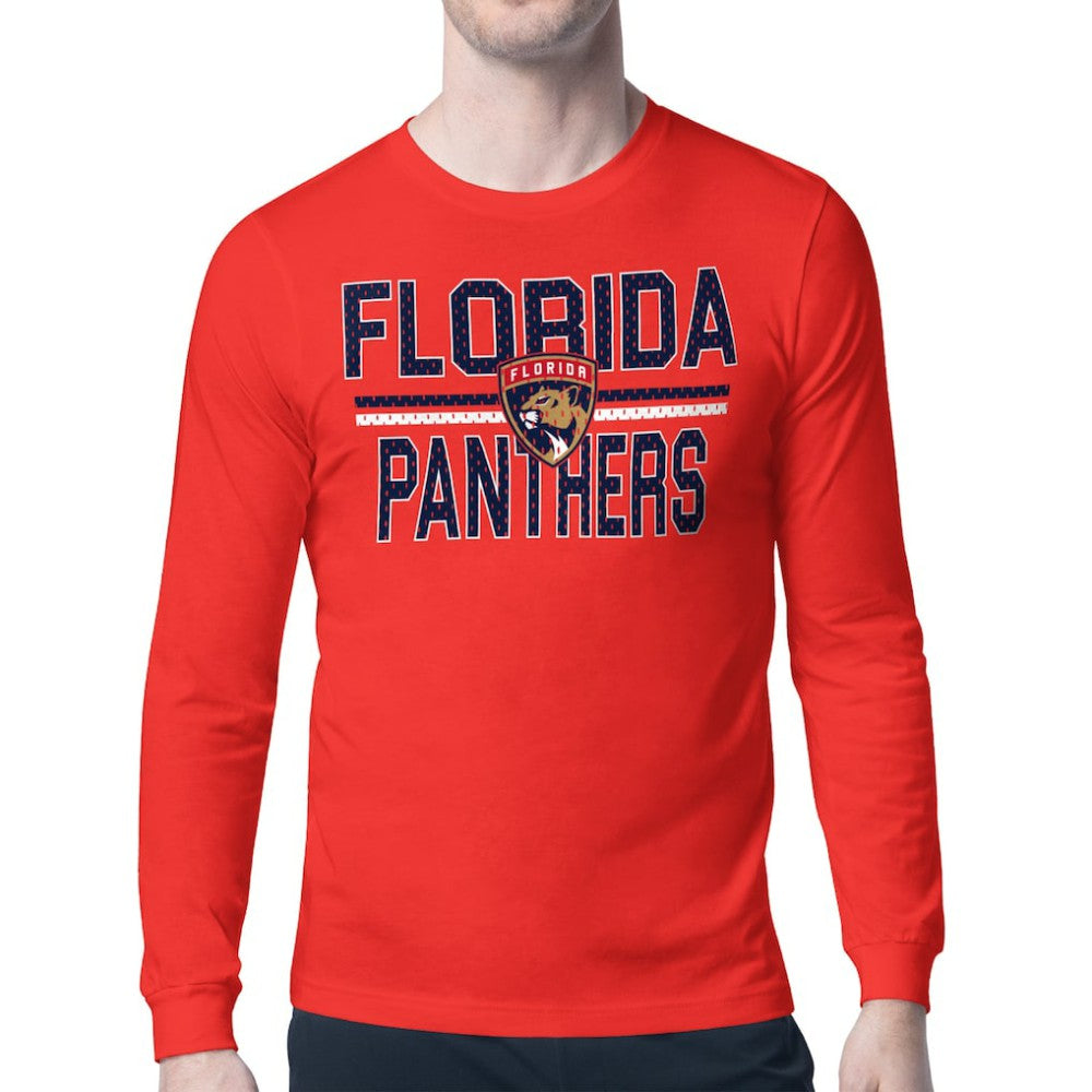 Florida Panthers Starter Mesh Look Team Name Long Sleeve T-Shirt Online