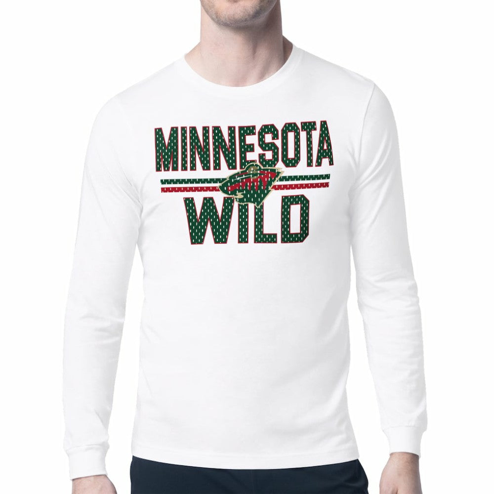 Minnesota Wild Starter Mesh Look Team Name Long Sleeve T-Shirt Online