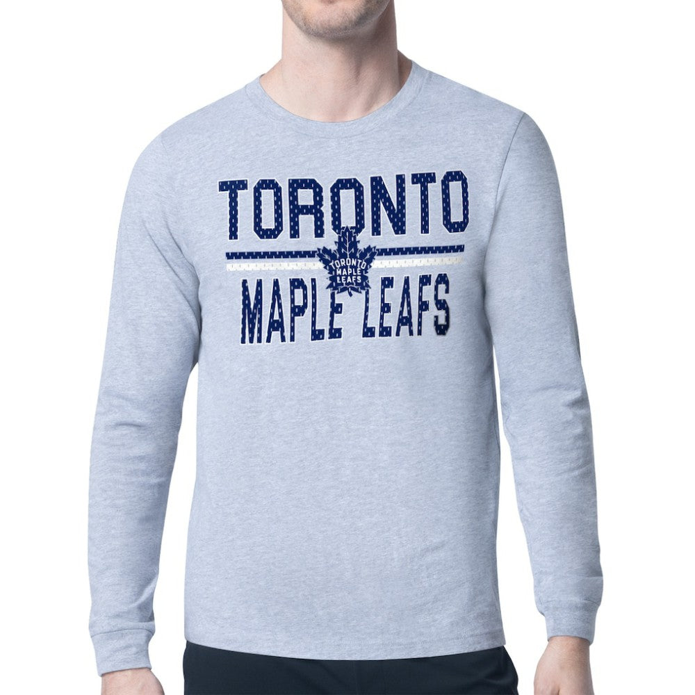Toronto Maple Leafs Starter Mesh Look Team Name Logo Long Sleeve T-Shirt Online