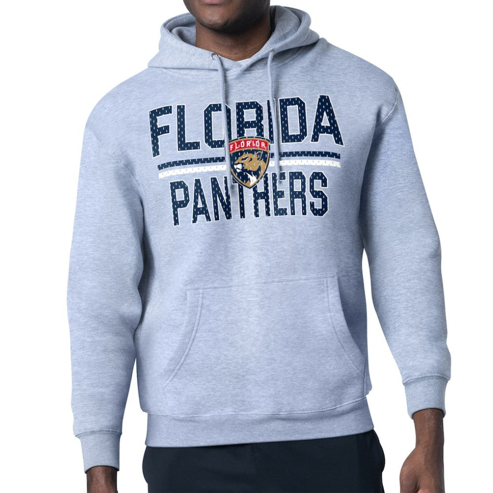 Florida Panthers Starter Mesh Look Team Name Logo Tri-Blend Pullover Hoodie Sale