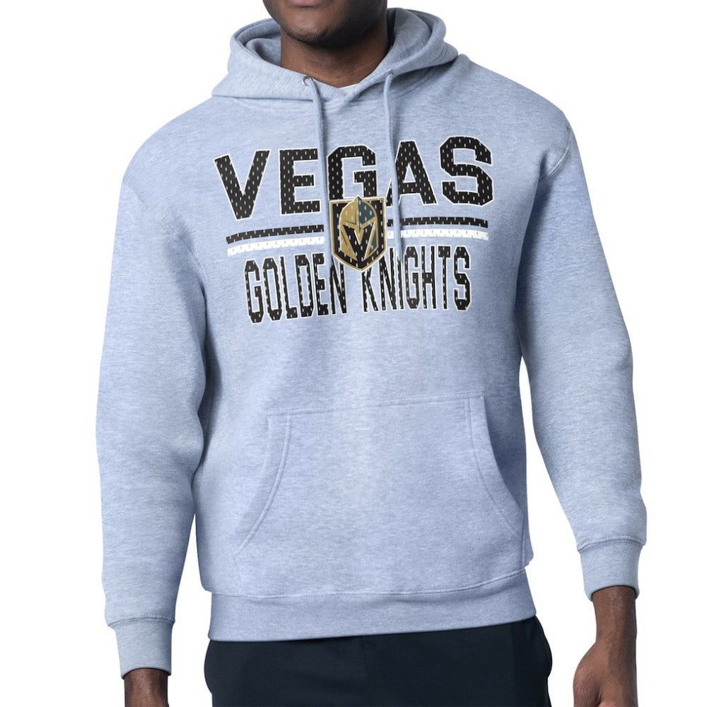 Vegas Golden Knights Starter Mesh Look Team Name Logo Tri-Blend Pullover Hoodie For Sale