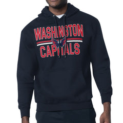 Washington Capitals Starter Mesh Look Team Name Logo Tri-Blend Pullover Hoodie For Sale