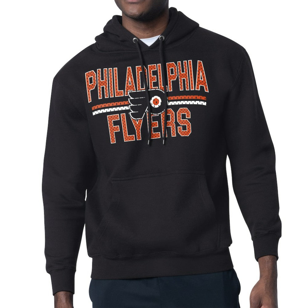 Philadelphia Flyers Starter Mesh Look Team Name Logo Tri-Blend Pullover Hoodie Discount