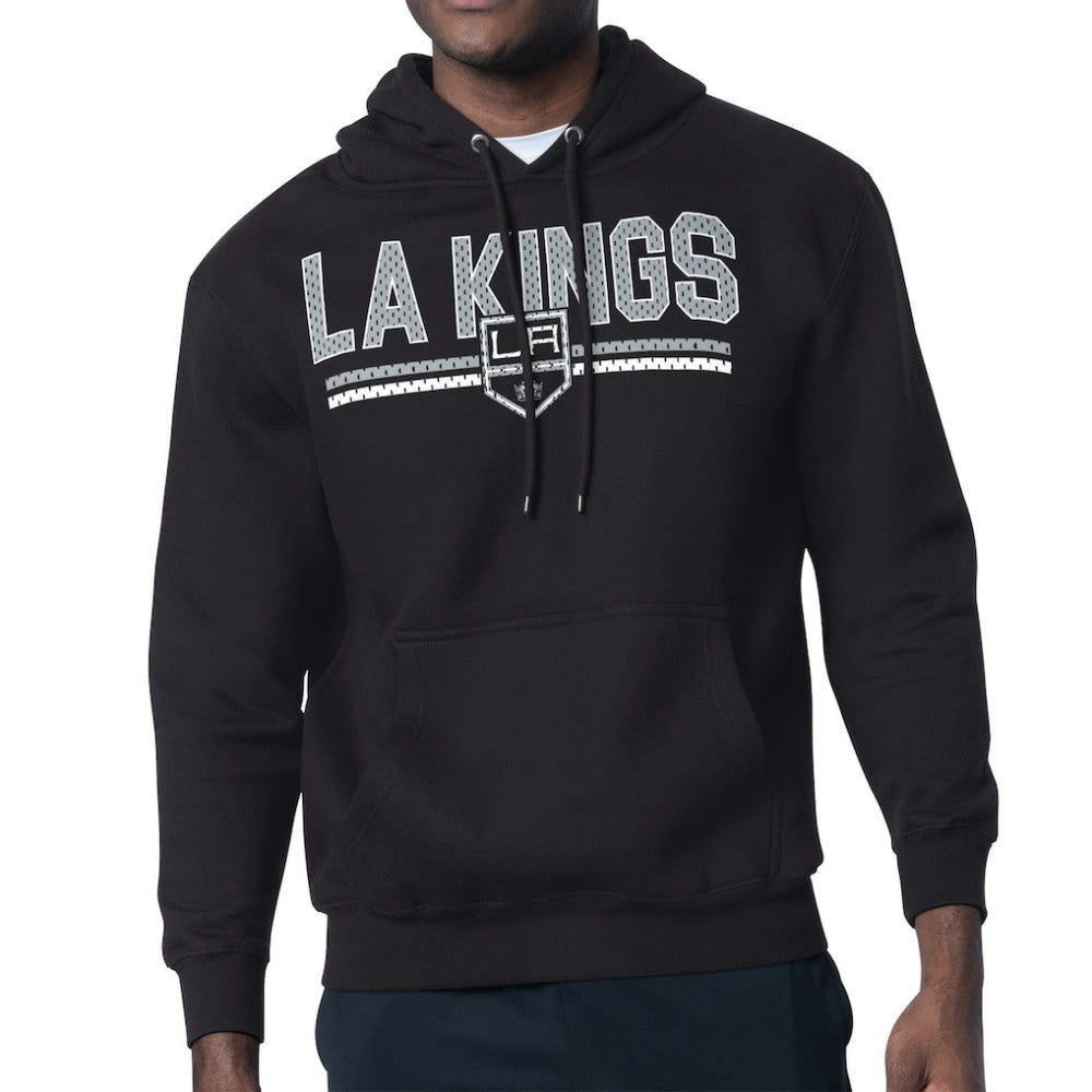 Los Angeles Kings Starter Mesh Look Team Name Logo Tri-Blend Pullover Hoodie Outlet