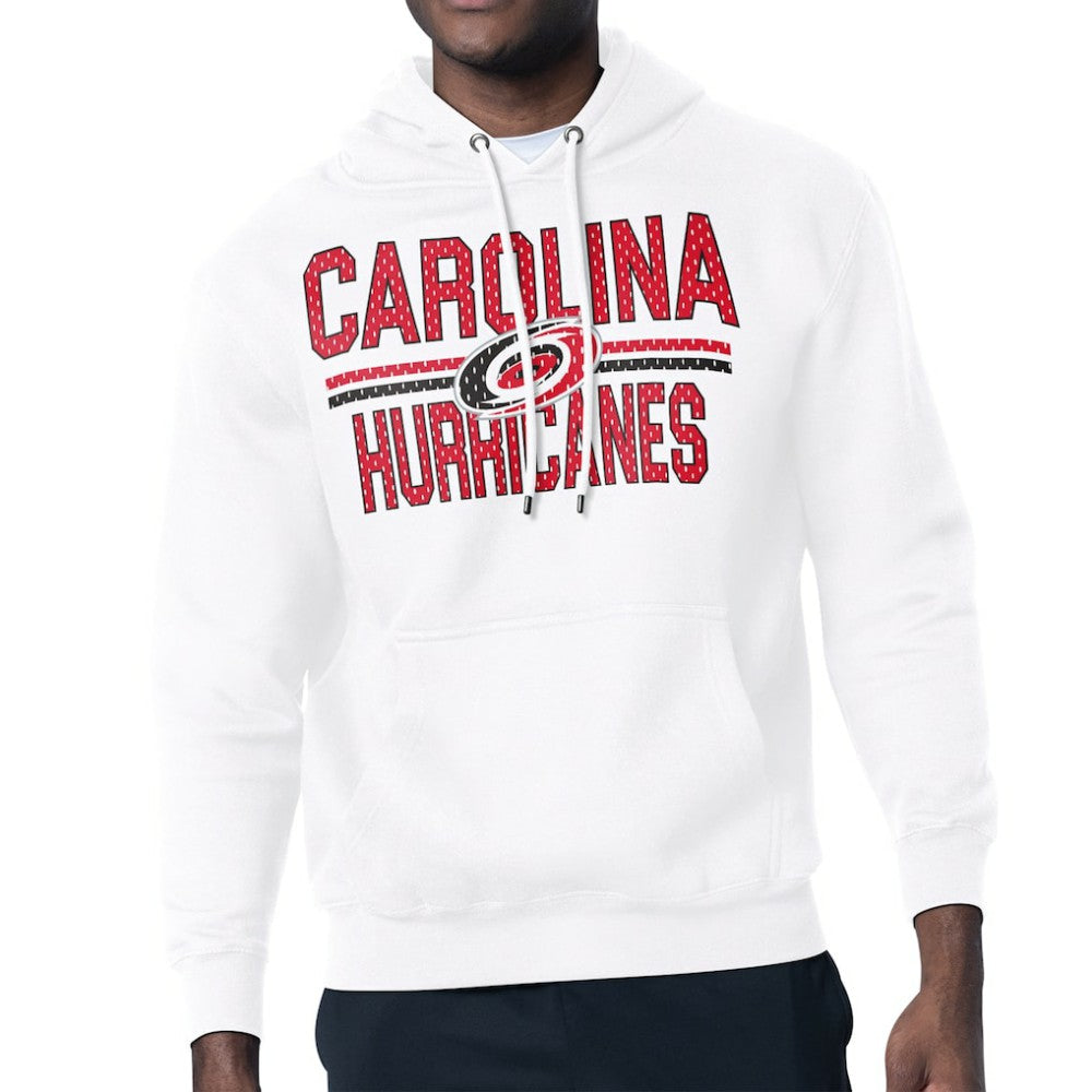 Carolina Hurricanes Starter Mesh Look Team Name Logo Tri-Blend Pullover Hoodie Online