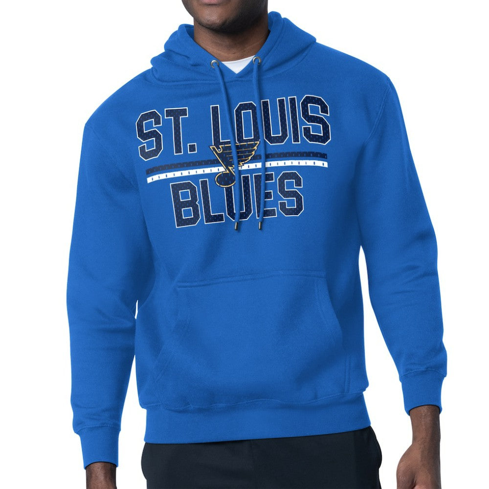 St. Louis Blues Starter Mesh Look Team Name Logo Tri-Blend Pullover Hoodie Online