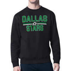 Dallas Stars Starter Mesh Look Team Name Logo Pullover Sweatshirt Sale