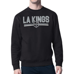 Los Angeles Kings Starter Mesh Look Team Name Logo Pullover Sweatshirt Sale