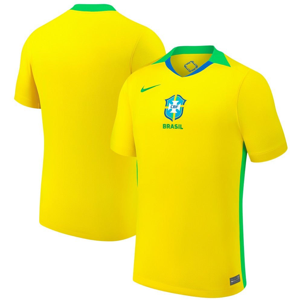 Brazil Women's National Team 2025/26 Home Replica Jersey Yellow - Nike