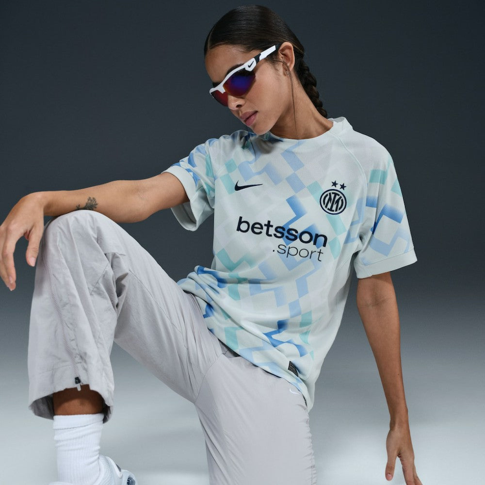 Inter Milan Women's 2025/26 Away Replica Jersey Aqua - Nike
