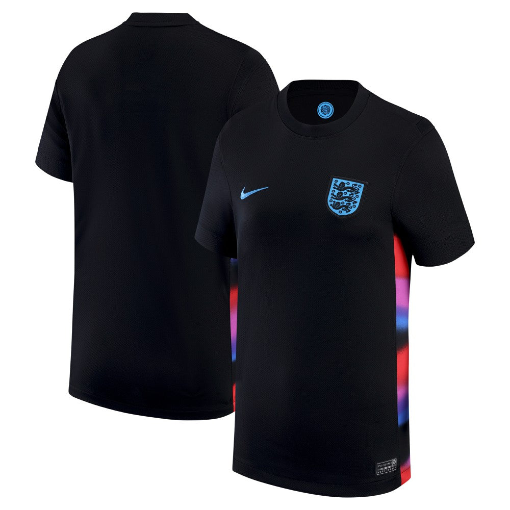 England Women's National Team Women's 2025/26 Away Replica Jersey Black - Nike