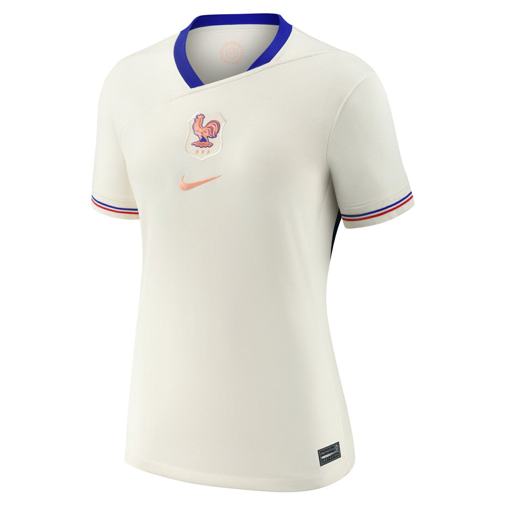 France Women's National Team Women's 2025/26 Away Replica Jersey Cream - Nike